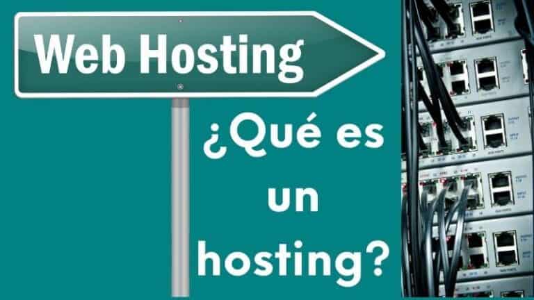 imagen qué es un hosting o alojamiento web