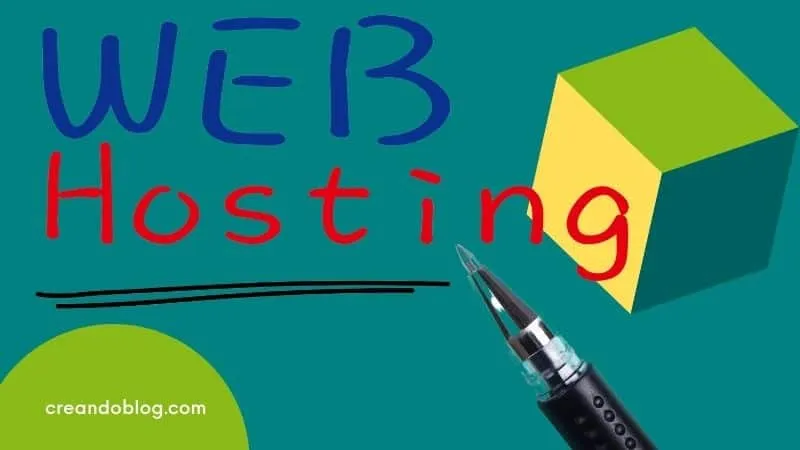 ¿Qué es un hosting y para qué sirve? ¿Dónde se hospeda una pagina web? 10 Imagen gráfica con texto web hosting.