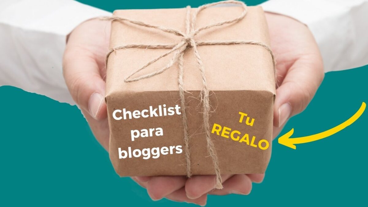 imagen regalo checklist para bloggers