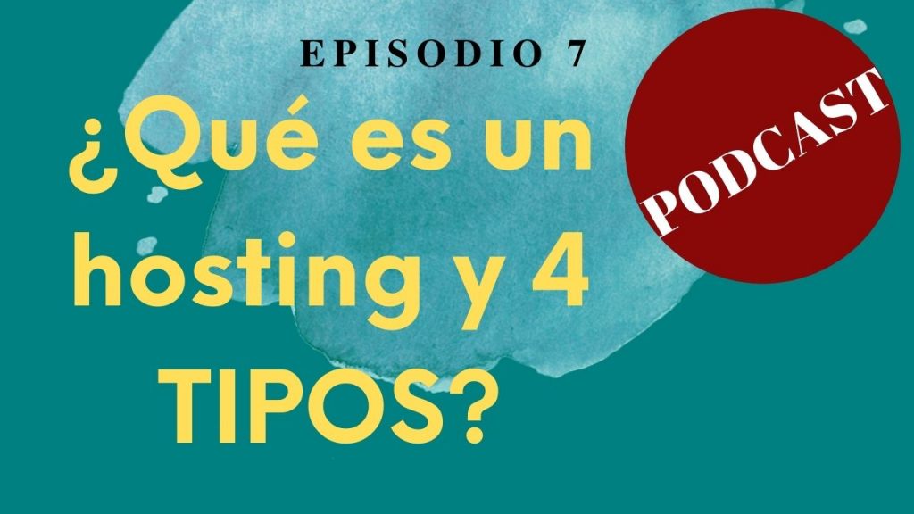 Imagen sobre qué son los hosting y los tipos de alojamientos webs para blogs Imagen con texto "¿Qué es un hosting y 4 tipos?