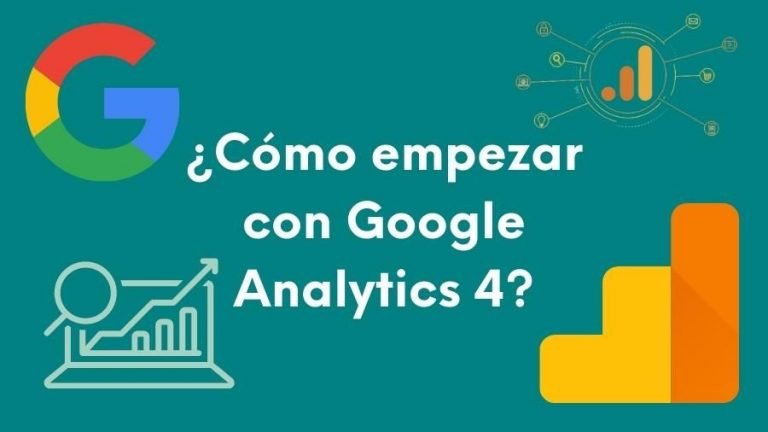 Imgaen destacada con la pregunta: ¿Cómo empezar con Google Analytics 4?